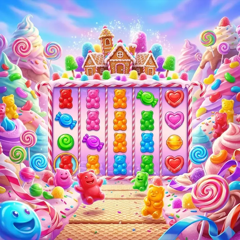 Sugar Rush slot online demo, funkciók