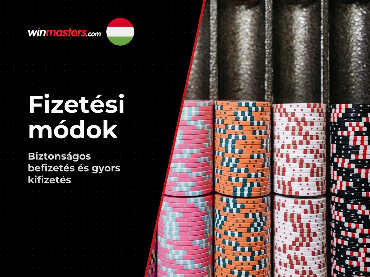 Winmasters banki módszerek befizetés és kifizetés