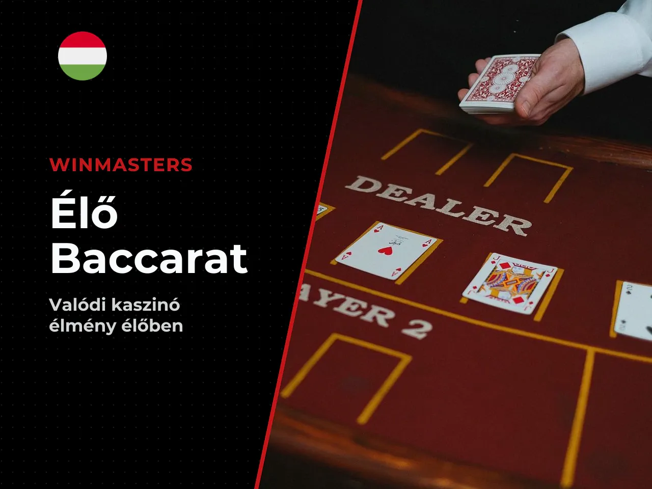Baccarat live dealer és live casino