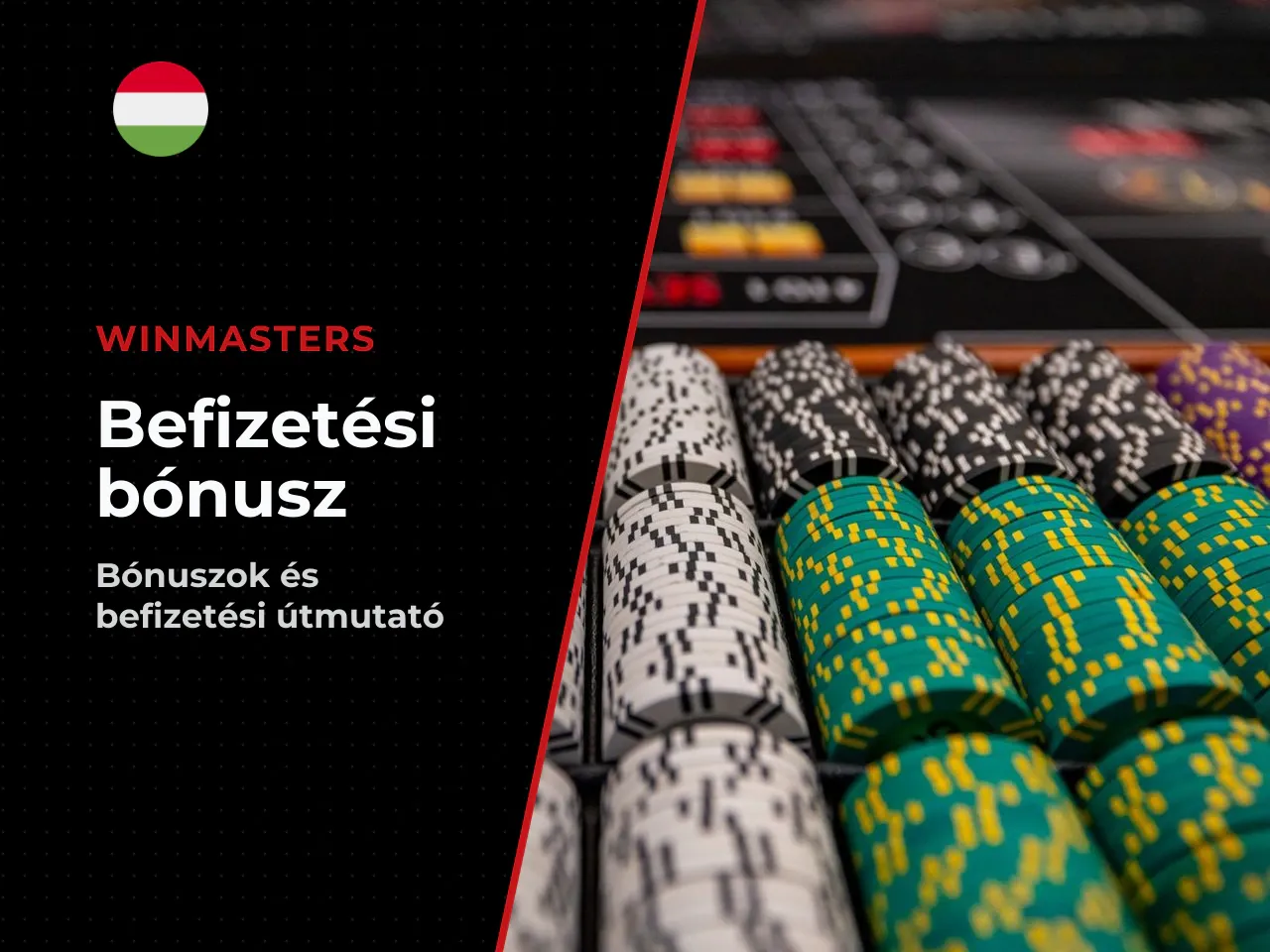 Winmasters bónusz befizetés után promóciós kód