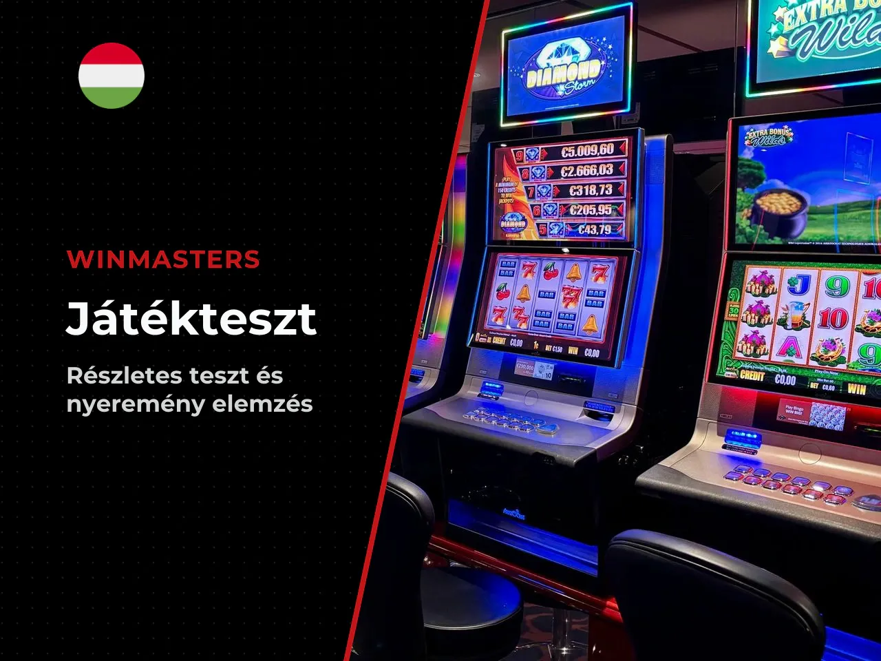 KaszinoTükör tesztüzem 100 pörgetés eredménye a