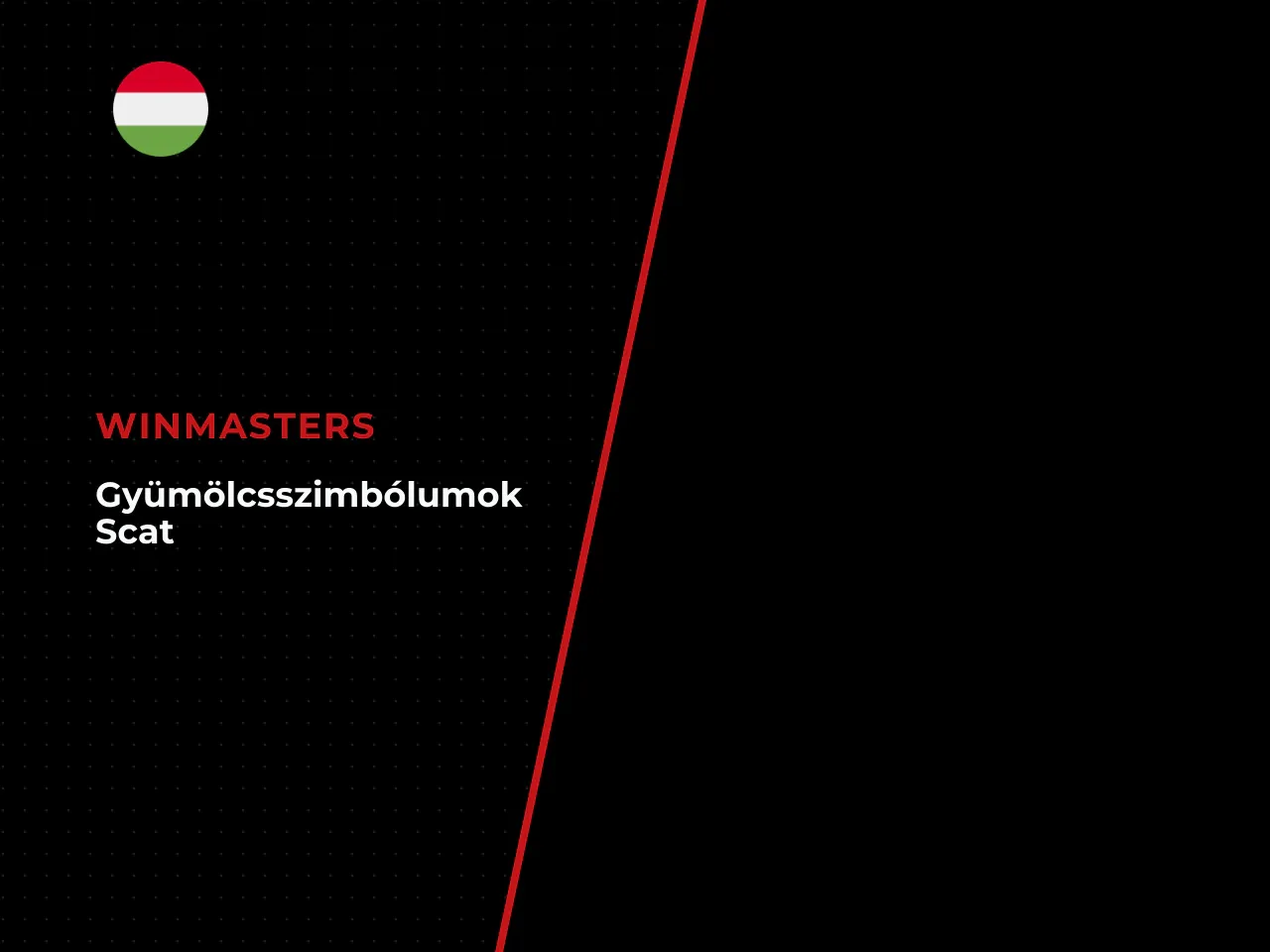 Gyümölcsszimbólumok, scatter és szorzók. A Fruit