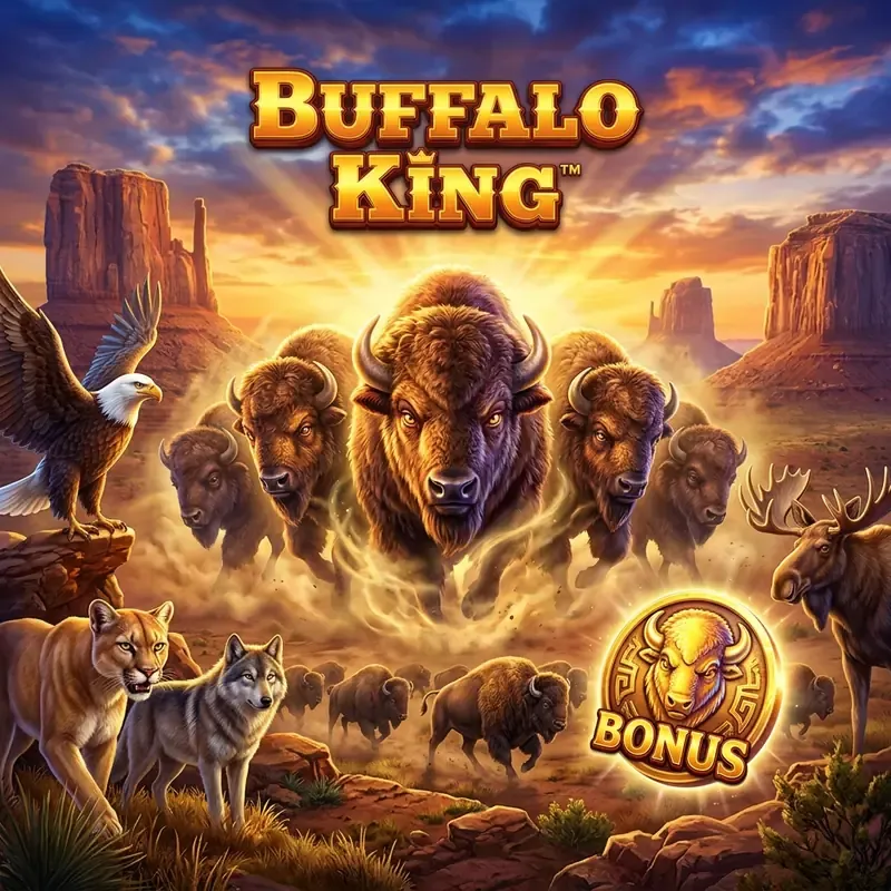 Buffalo King slot online demo játék