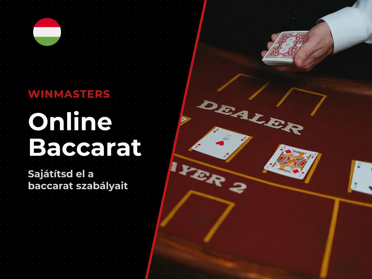 Online baccarat kaszinóban. A digitális, szoftveres