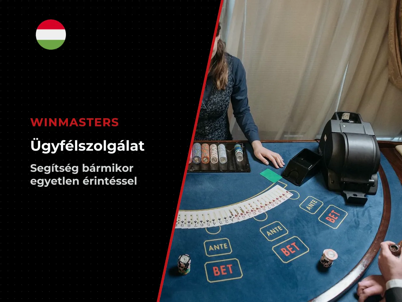 Ügyfélszolgálat és közösségi csatornák a Winmasters-nél