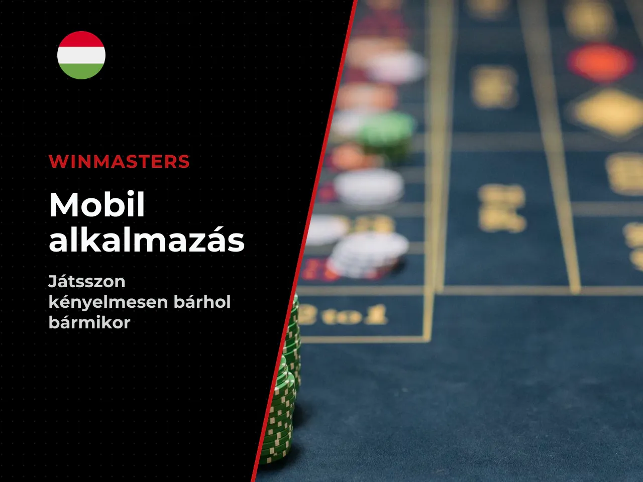 Winmasters app a mobil verzió lehetőségei