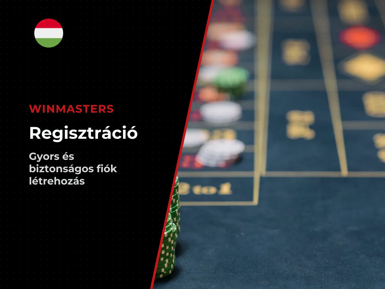 Regisztráció és fiókkezelés a Winmasters app