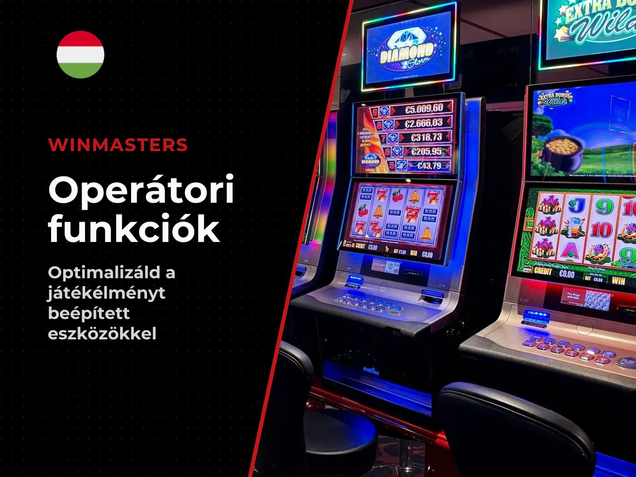 Beépített operátori és promóciós funkciók. A