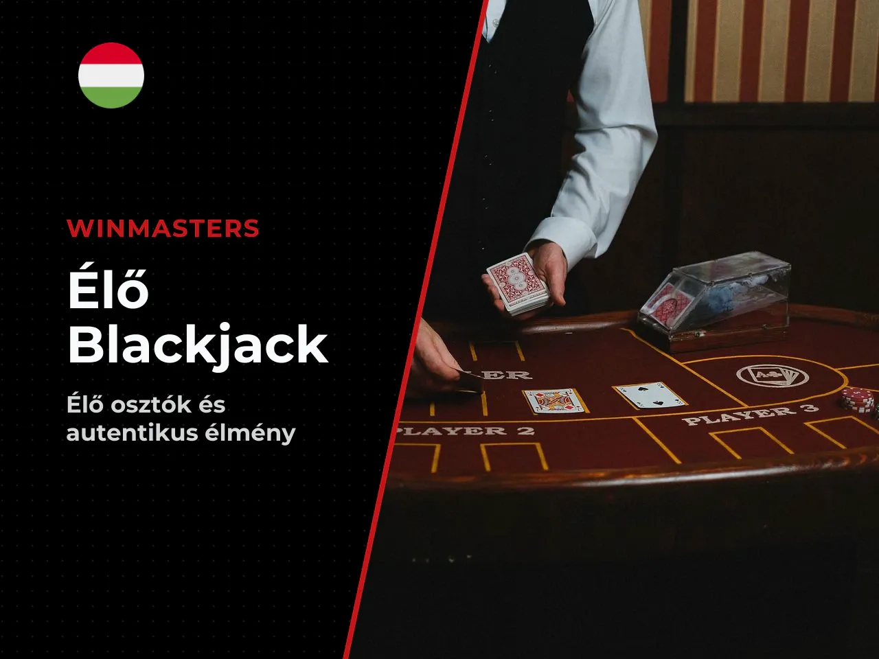 Blackjack live dealer az élő osztós